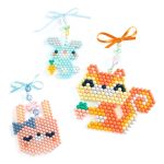 Atelier creativ cu margele Animalute norocoase, Djeco - imagine 4
