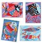 Atelier creativ cu nisip colorat Pesti stralucitori, Djeco - imagine 3