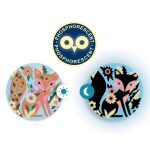 Atelier creativ cu nisip fluorescent Animale luminoase, Djeco - imagine 5