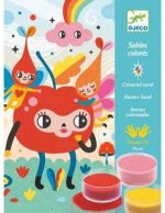 Atelier creativ cu nisip Priviri vesele, Djeco - imagine 2