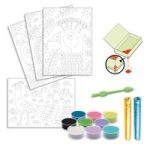 Atelier creativ cu nisip si sclipici Pasari, Djeco - imagine 3