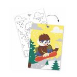 Atelier creativ cu nisip Sporturi cu placa, Djeco - imagine 3