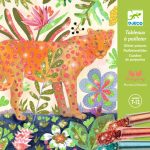 Atelier creativ cu sclipici Tropico, Djeco - imagine 2