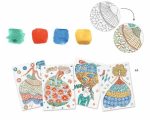 Atelier creativ de pictura Rochii cu flori, Djeco - imagine 2