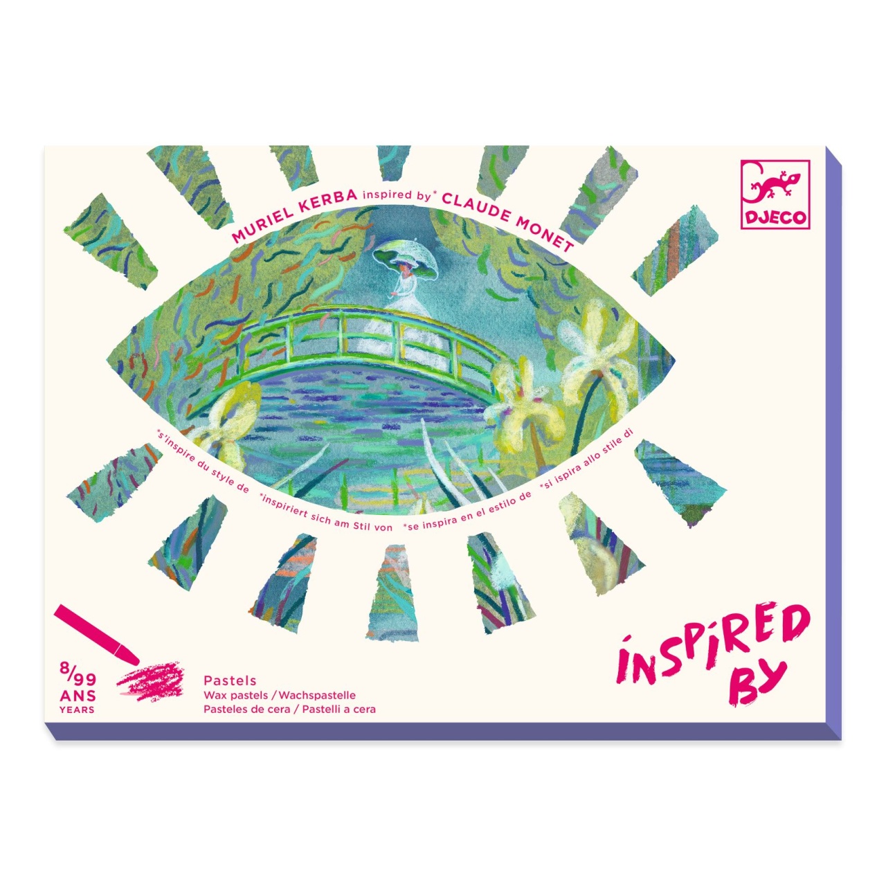 atelier-creativ-lacul-cu-nuferi-inspired-by-monet-djeco19984 Atelier creativ Lacul cu nuferi Inspired by Monet, Djeco - imagine 1