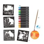 Atelier creativ Lumina din fundal, Djeco - imagine 3