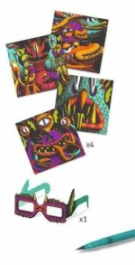 Atelier de colorat 3D Monstruleti simpatici, Djeco - imagine 2