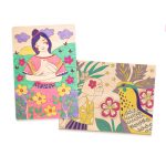 Atelier de pictura pe lemn Fete si flori, Djeco - imagine 3