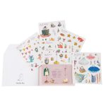 Carte de colorat cu abtibilduri, A fost odata, Moulin Roty - imagine 3