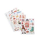Carte de colorat cu abțibilduri Les Minouchkas, Moulin Roty - imagine 2