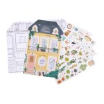 Carte de colorat cu abtibilduri Les Parisiennes, Moulin Roty - imagine 2