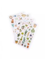 Carte de colorat cu abtibilduri Les Parisiennes, Moulin Roty - imagine 3