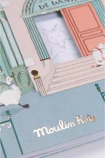 Carte de colorat cu abtibilduri, Mica scoala de dans, Moulin Roty - imagine 3