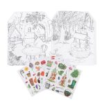 Carte de colorat cu stickere Cartea Gradinarului, Moulin Roty - imagine 3