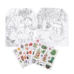 Carte de colorat cu stickere Cartea Gradinarului, Moulin Roty - imagine 2