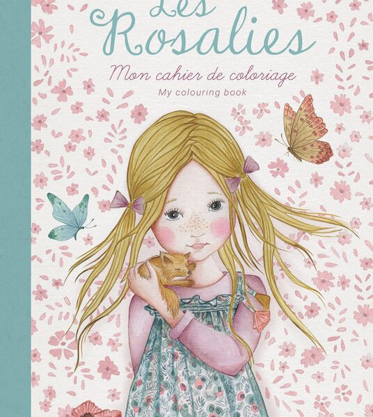 Carte de colorat Rosalie, Moulin Roty