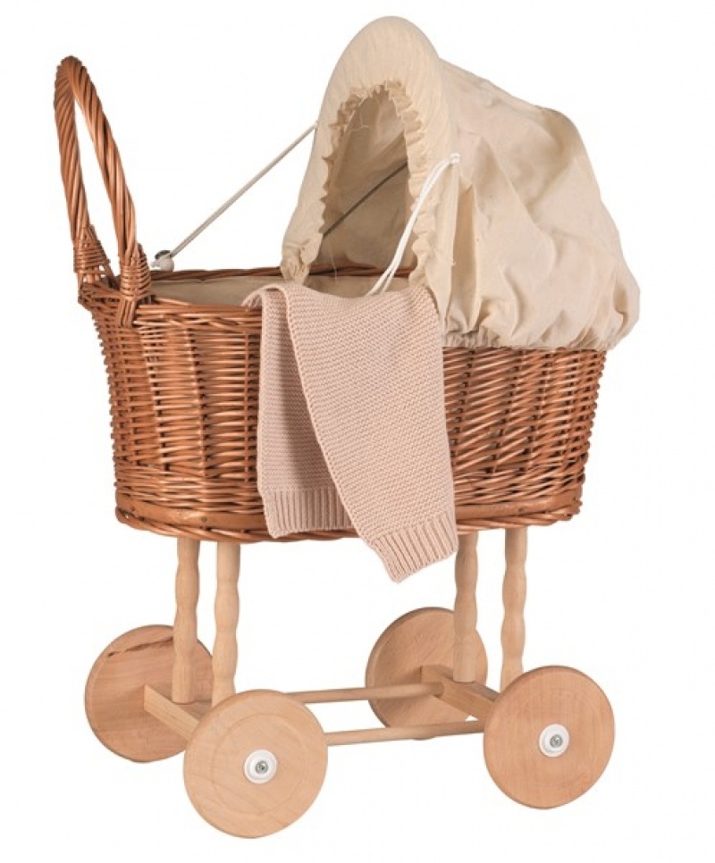 carucior-din-nuiele-pentru-papusi-egmont-toys18190 Carucior din nuiele pentru papusi, Egmont Toys - imagine 1