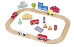 Circuit cu vehicule utilitare, Orange Tree Toys - imagine 2