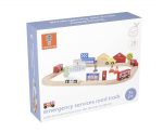 Circuit cu vehicule utilitare, Orange Tree Toys - imagine 4