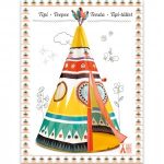 Cort Teepee, Djeco - imagine 3