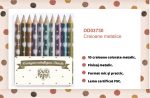 Creioane colorate metalice Chic, Djeco - imagine 2
