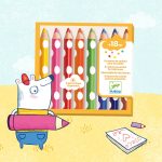 Creioane colorate pentru bebe, Djeco - imagine 2