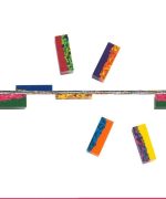 Cuburi cerate multicolore pentru desen, Moulin Roty - imagine 2