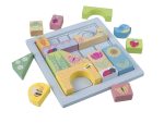 Cuburi de construit Gradina de primavara, Orange Tree Toys - imagine 2
