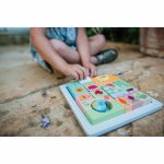 Cuburi de construit Gradina de primavara, Orange Tree Toys - imagine 5