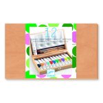 Cutia artistului cu 12 tuburi, Culori Guase, Djeco - imagine 3