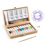 Cutia artistului cu 12 tuburi, Culori Guase, Djeco - imagine 4