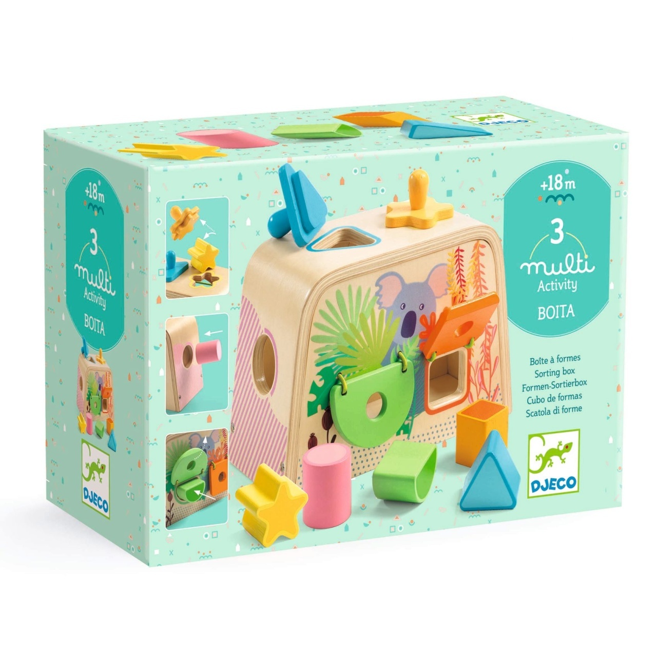 cutie-de-sortat-forme-multi-boita-djeco100134057 Cutie de sortat forme Multi Boita, Djeco - imagine 1