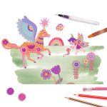 Cutie desen si pictura culori stralucitoare, Djeco - imagine 4