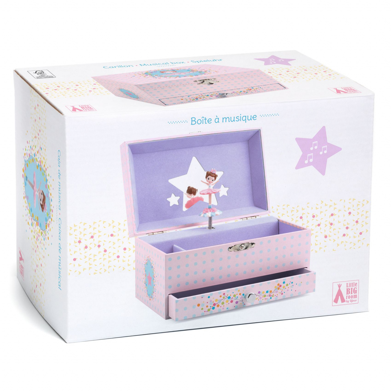 cutie-muzicala-balerina-djeco12825 Cutie muzicala Balerina, Djeco - imagine 1