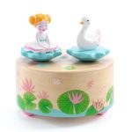 Cutie muzicala magnetica Balerina si lebada, Djeco - imagine 3