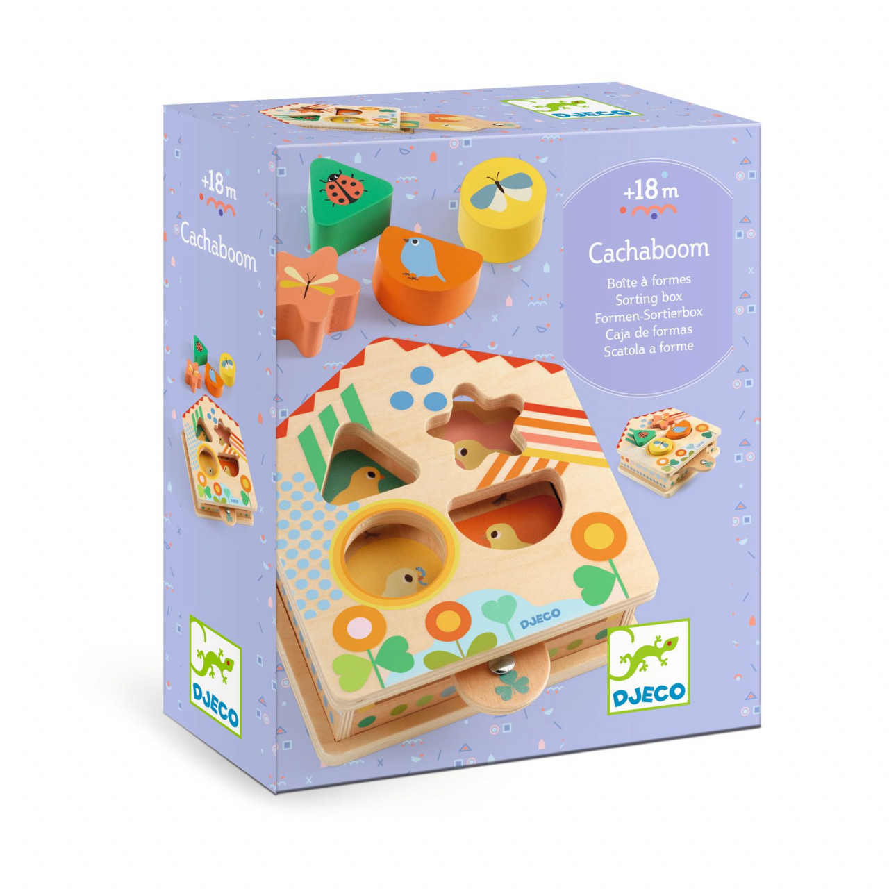 cutie-sortatoare-cachaboom-djeco12722 Cutie sortatoare Cachaboom, Djeco - imagine 1