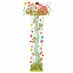 Decoratie camera copilului abtibilduri masuratoare Gradina inflorita, Djeco - imagine 2