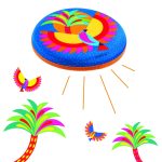 Disc frisbee Pasarea colibri, Djeco - imagine 2