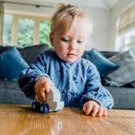 Elefant - jucarie din lemn cu roti, Orange Tree Toys - imagine 3