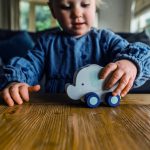 Elefant - jucarie din lemn cu roti, Orange Tree Toys - imagine 4