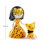 Figurina Arty Toys Printesa Feline si motanul Cleo, Djeco - imagine 2