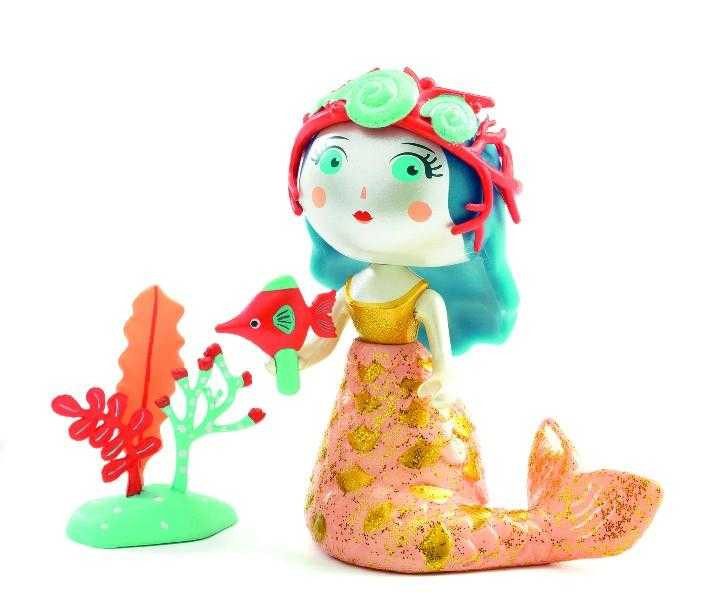 figurina-arty-toys-printesa-sirena-aby-blue-djeco4400 Figurina Arty Toys Printesa sirena Aby & Blue, Djeco - imagine 1