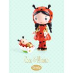 Figurine Tinyly Coco & Minico, Djeco - imagine 3