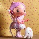 Figurine Tinyly Elfe & Bolero, Djeco - imagine 5