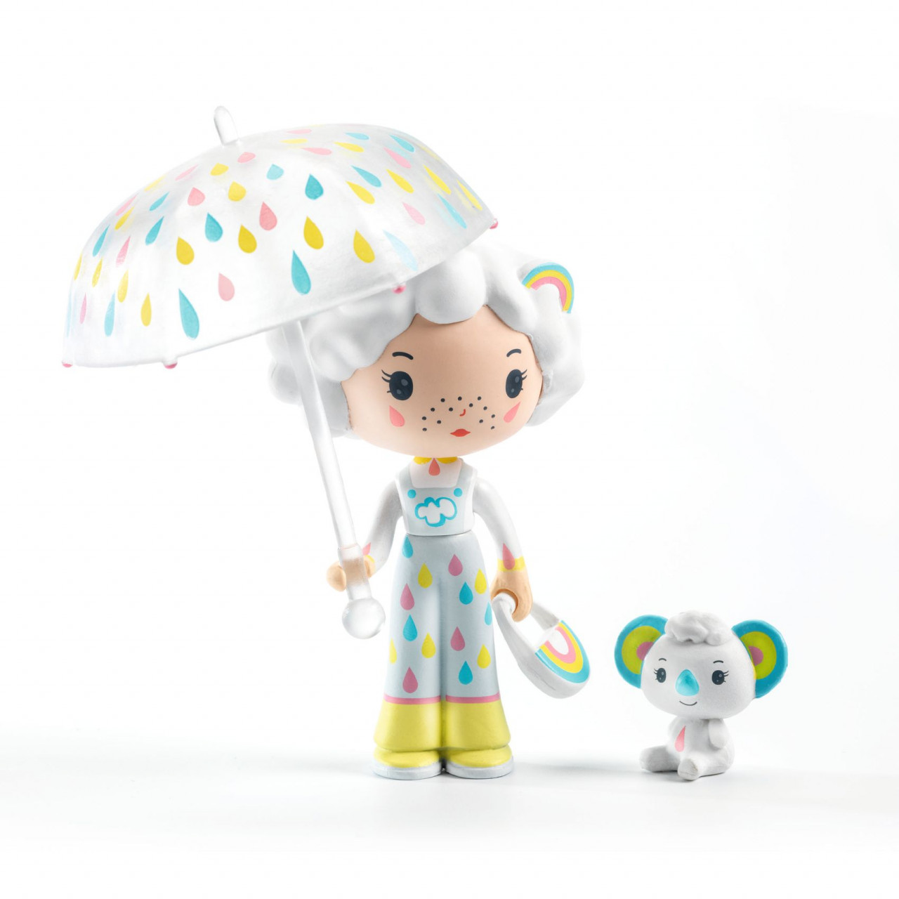 figurine-tinyly-prunelle-bianca-djeco8724 Figurine Tinyly Prunelle & Bianca, Djeco - imagine 1