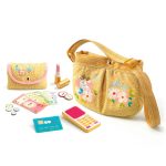 Geanta din bumbac cu accesorii, Djeco - imagine 3