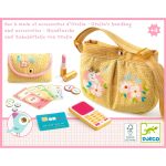Geanta din bumbac cu accesorii, Djeco - imagine 4