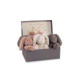 Iepuras Luison din plus roz pudrat, Moulin Roty - imagine 2