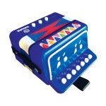Instrument muzical acordeon albastru - imagine 3