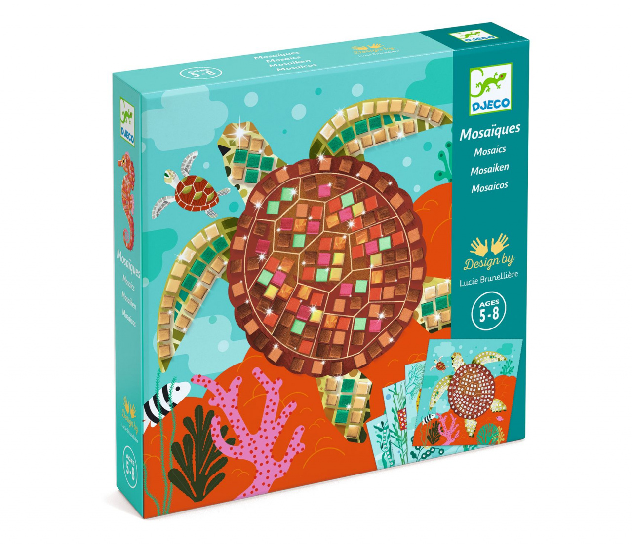 joc-creaiv-mozaic-caraibe-djeco12864 Joc creaiv mozaic Caraibe, Djeco - imagine 1